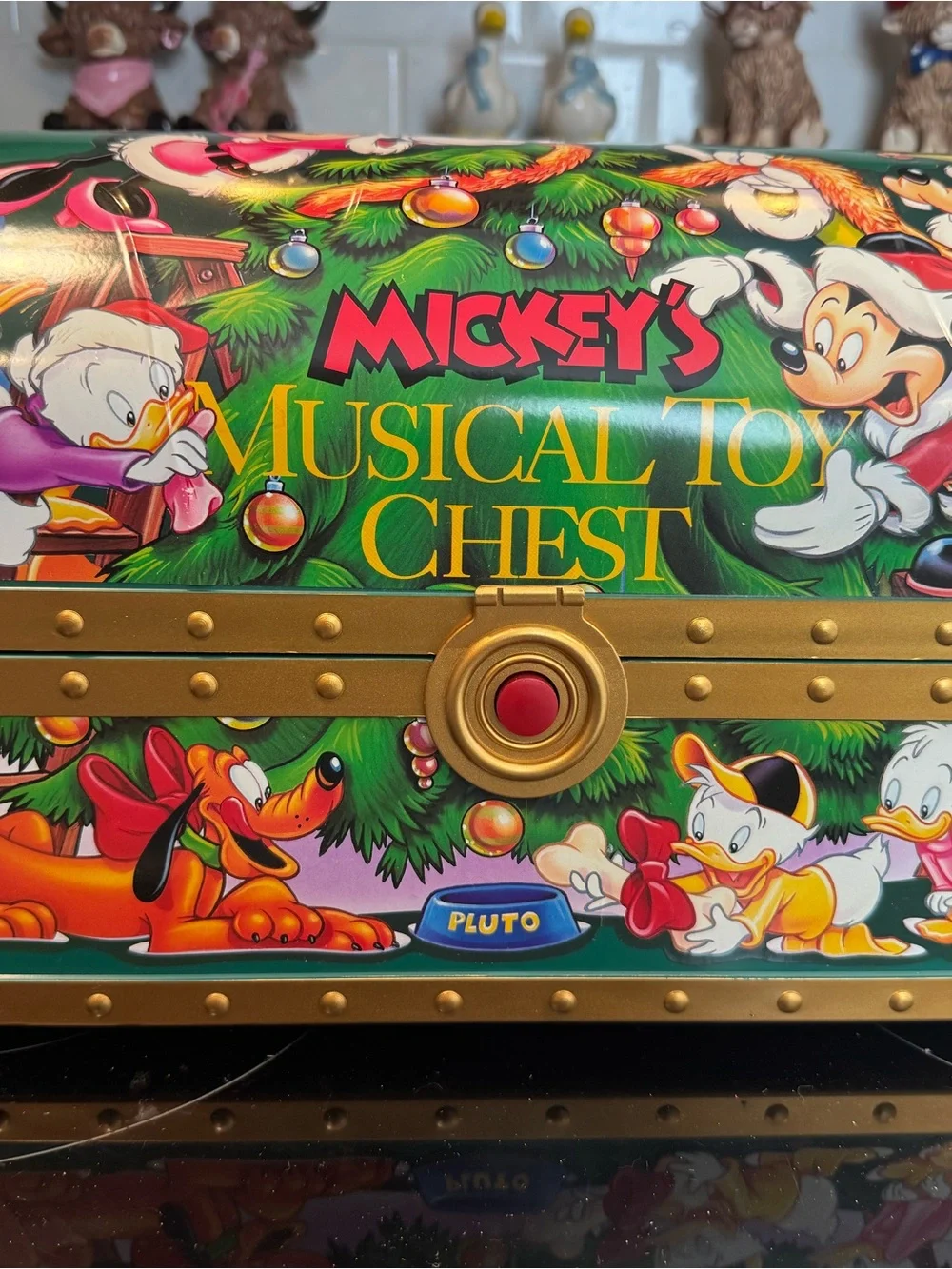 Disney Mr. Christmas Mickey’s Musical Toy Chest - Christmas Vintage Collectible